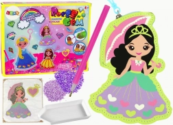 Diamond-Painting-Set – Prinzessinnen-Anhänger