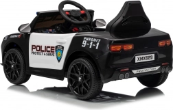 Schwarzes Polizeiauto 911 Agentur