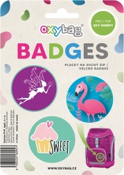 Set auswechselbarer Badges OXY Sherpy Beauty