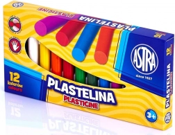 ASTRA Plastilin-Set 12 Farben 12×13 g