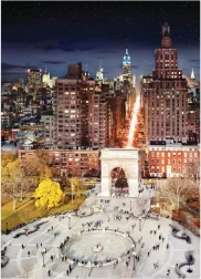 Galison Puzzle Washington Square Park Tag und Nacht 1000 Teile