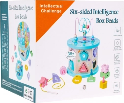 Holzwürfel 4-in-1 Lernspielzeug für Kinder