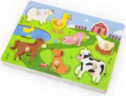 Holzpuzzle Einlegebrett Bauernhof STUDO WOOD