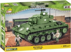 COBI M24 Chaffee – Panzer-Bausatz aus dem Zweiten Weltkrieg (590 Teile, 2 Figuren)