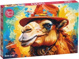 Puzzle CHERRY PAZZI – Kamel mit Hut, 500 Teile