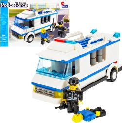 Bauset Polizeigefangenentransport mit Polizist und Gefangenem