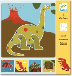 Dinosaurier-Schablonen von Djeco