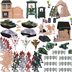 Set mit Soldaten und Armeeausrüstung 300 Stk.