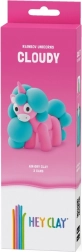 Knetmasse Hey Clay Einhörner 3 Packungen, Wolkig