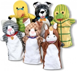 Handpuppen – Haustiere, Set für Kinder ab 2 Jahren