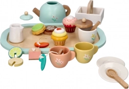 Pastellfarbiges Teeservice Lelin