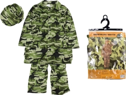 Karnevalskostüm Soldat für Kinder 110–120 cm