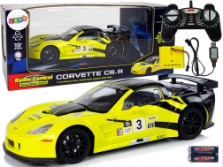Geschwindigkeitsauto R/C 1:18 Corvette C6.R Gelb