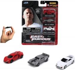 Fast & Furious Set mit drei Nano-Autos