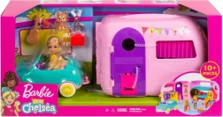 Barbie Chelsea Camping-Wohnwagen mit Puppe und Hündchen
