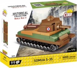 COBI Konstruktionsset Historical Collection Somua S-35 1:72