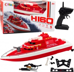 Rotes ferngesteuertes Rettungsboot 1:28