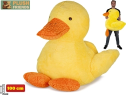 Plüschente Plush Friends 100 cm – große, weiche Kuschelfigur für Kinder und Erwachsene