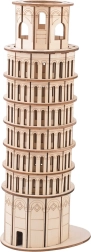 Holz 3D-Puzzle Schiefer Turm von Pisa