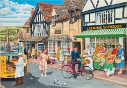 Puzzle GIBSONS Gemeinsam puzzeln – Dorfbesuch, 40 Teile