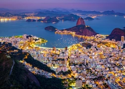 Puzzle ENJOY Rio de Janeiro bei Nacht, Brasilien – 1000 Teile