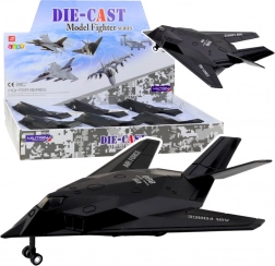 Schwarzer Militärjäger mit Licht- und Soundeffekten 1:400