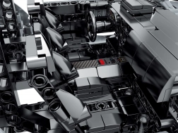 Bausteinset Sportwagen M‑Sports, grau, 1356 Teile