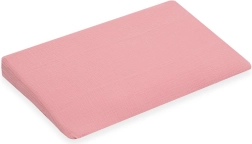Musselin-Kissenbezug für Kinder – Keilkissen New Baby Standard 59 × 37 cm, rosa