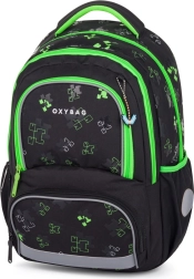 Schulrucksack oxy next green cube