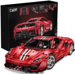 Bausteinset CaDA roter Sportwagen Italian Super Car 1:8, 3236 Teile
