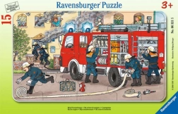 Puzzle 15 Teile Feuerwehr