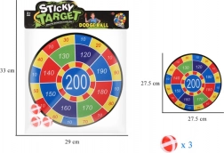 Sicheres Zielscheibe für Ballspiele mit Klettverschluss 28 cm