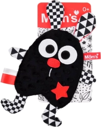 Sensorisches Knisterspielzeug mit Stern – Schwarz