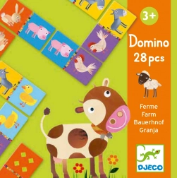 Djeco Domino Granja: Bildungsspiel mit Tieren für Kinder