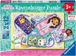 Puzzle 2x12 Kater Gabys Haus