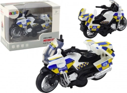 Kinder Polizeimotorrad mit Friktionsantrieb mit Licht und Sound