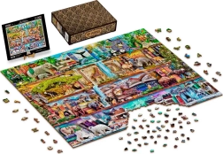 Holzpuzzle WOODEN CITY Erstaunliches Tierreich, 4000 Teile