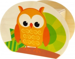 Hess Holzspardose Eulen