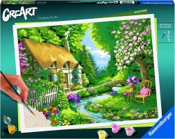 CreArt Premium B – Häuschen am Fluss