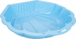 Woopie Sandkasten und Planschbecken Muschel 3-in-1, blau