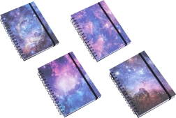 Spiralblock 14,5 × 21 cm, 100 Seiten – Zodiac