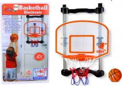 Heim-Basketballkorb mit Ball und Pumpe, höhenverstellbar