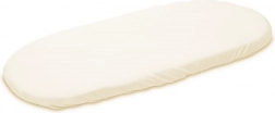 Jersey-Spannbettlaken für Kinderwagen, cremefarben 35 × 75 cm New Baby