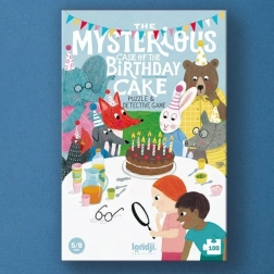 Detektiv-Puzzle 100 Teile LONDJI – Wer hat die Geburtstagstorte gegessen?