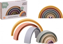 Happy World Regenbogen-Puzzle aus Biokunststoff