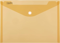 Druckknopfmappe A4 Opaline, orange, aus Polypropylen (180 Mikron) (Packung mit 5 Stück)