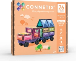 Connetix Pastell-Set mit beweglichen Teilen, 26 Teile