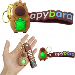 Anhänger Capybara mit Schildkröte