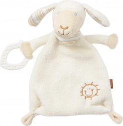 Schmusetuch mit Beißring Schaf Babylove