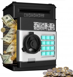 Interaktiver Geldscheintresor mit PIN-Code